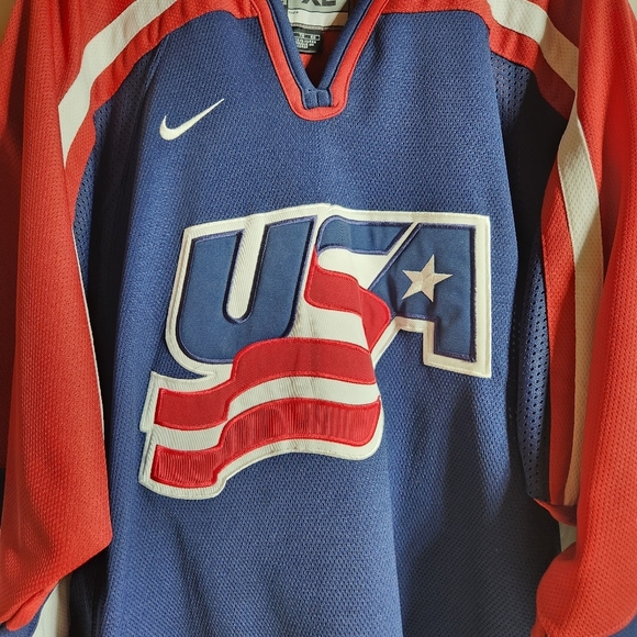 Mike Modano Jersey Olympic USA Hockey Team 2002 Genuine Nike Salt Lake City - Picture 4 of 7